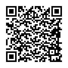 Kode QR untuk nomor Telepon +19898921667