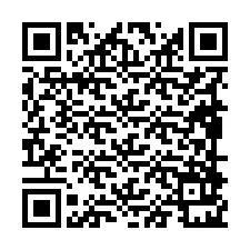 QR Code สำหรับหมายเลขโทรศัพท์ +19898921672