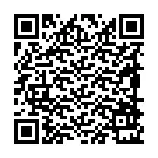 Kode QR untuk nomor Telepon +19898921790