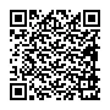 QR-code voor telefoonnummer +19898921873