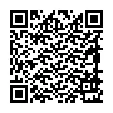 QR Code pour le numéro de téléphone +19898921900