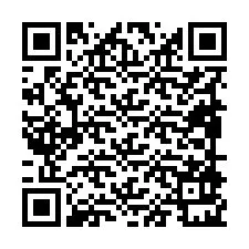 Codice QR per il numero di telefono +19898921933