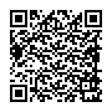 QR Code pour le numéro de téléphone +19898921936