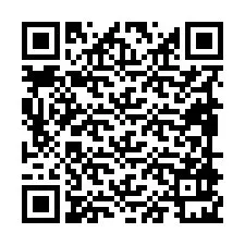 QR-код для номера телефона +19898921973