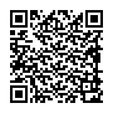 Kode QR untuk nomor Telepon +19898922022