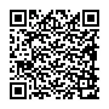 QR Code สำหรับหมายเลขโทรศัพท์ +19898922252