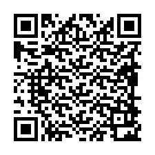 Kode QR untuk nomor Telepon +19898922266