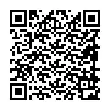 QR-Code für Telefonnummer +19898922407