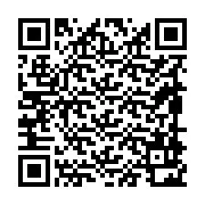 Código QR para número de telefone +19898922551