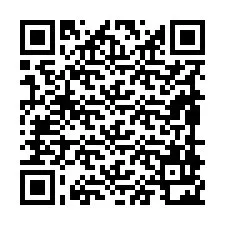 Código QR para número de teléfono +19898922555