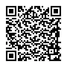 Codice QR per il numero di telefono +19898922560