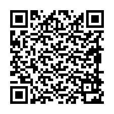 Código QR para número de teléfono +19898922614