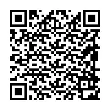 QR-Code für Telefonnummer +19898922671