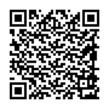 QR Code สำหรับหมายเลขโทรศัพท์ +19898923891