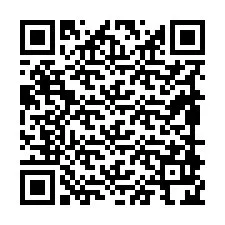 Kode QR untuk nomor Telepon +19898924191