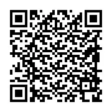 QR-code voor telefoonnummer +19898928691