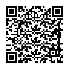 QR Code pour le numéro de téléphone +19898929402