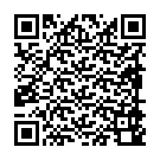 QR-koodi puhelinnumerolle +19898940866