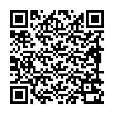 Codice QR per il numero di telefono +19899220982