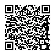 Código QR para número de teléfono +19899290452