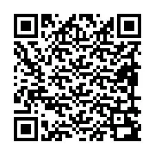 QR-code voor telefoonnummer +19899292037