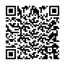 QR-koodi puhelinnumerolle +2038004989