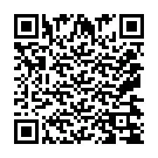 Kode QR untuk nomor Telepon +2057434701