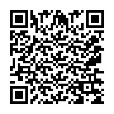 Código QR para número de teléfono +2057635454