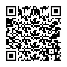 QR-code voor telefoonnummer +2057896458