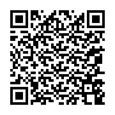 Código QR para número de telefone +23057548560