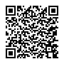 Código QR para número de teléfono +23057548564