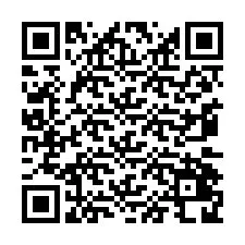 Código QR para número de teléfono +2347042860118