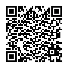 Código QR para número de teléfono +2347042951450