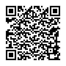 Código QR para número de telefone +23599870025