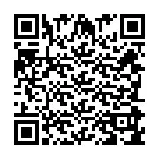 QR-koodi puhelinnumerolle +243809800821