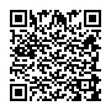 QR код за телефонен номер +243809800825