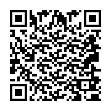 Codice QR per il numero di telefono +2482680015