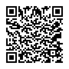 Código QR para número de teléfono +2503857433