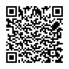 Codice QR per il numero di telefono +256772565457