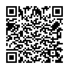 Código QR para número de teléfono +256772567407