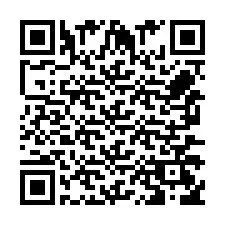 Codice QR per il numero di telefono +256772567487