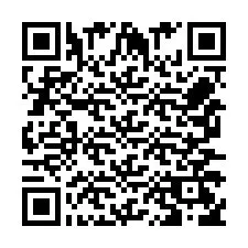 Código QR para número de teléfono +256772567937