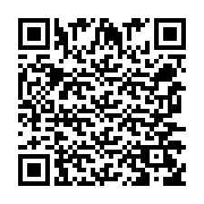 Código QR para número de teléfono +256772567950