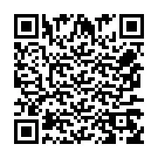 Código QR para número de teléfono +256772568073