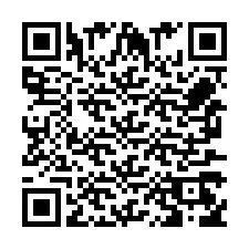 Código QR para número de teléfono +256772568487