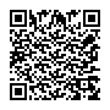 Código QR para número de teléfono +256772568591