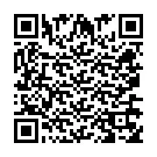 QR-koodi puhelinnumerolle +260763558198