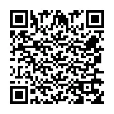 QR-koodi puhelinnumerolle +260763558247