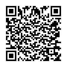 Código QR para número de teléfono +260763558398