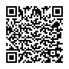 Codice QR per il numero di telefono +260763558448